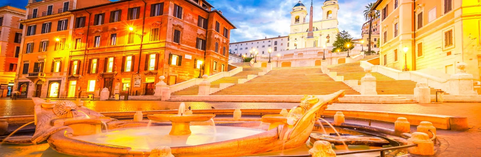 Spanish Steps & Tridente neighborhood in Rome - street view showing architecture, hotels, and local attractions for travelers