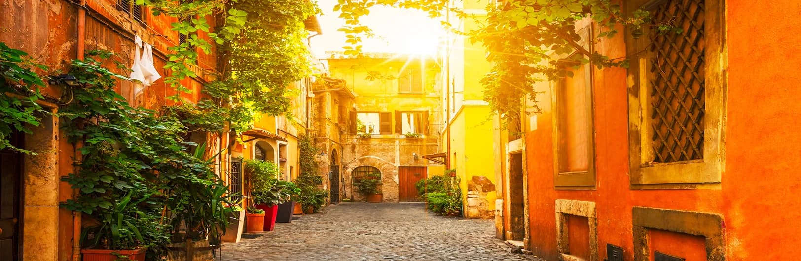 Trastevere neighborhood in Rome - street view showing architecture, hotels, and local attractions for travelers