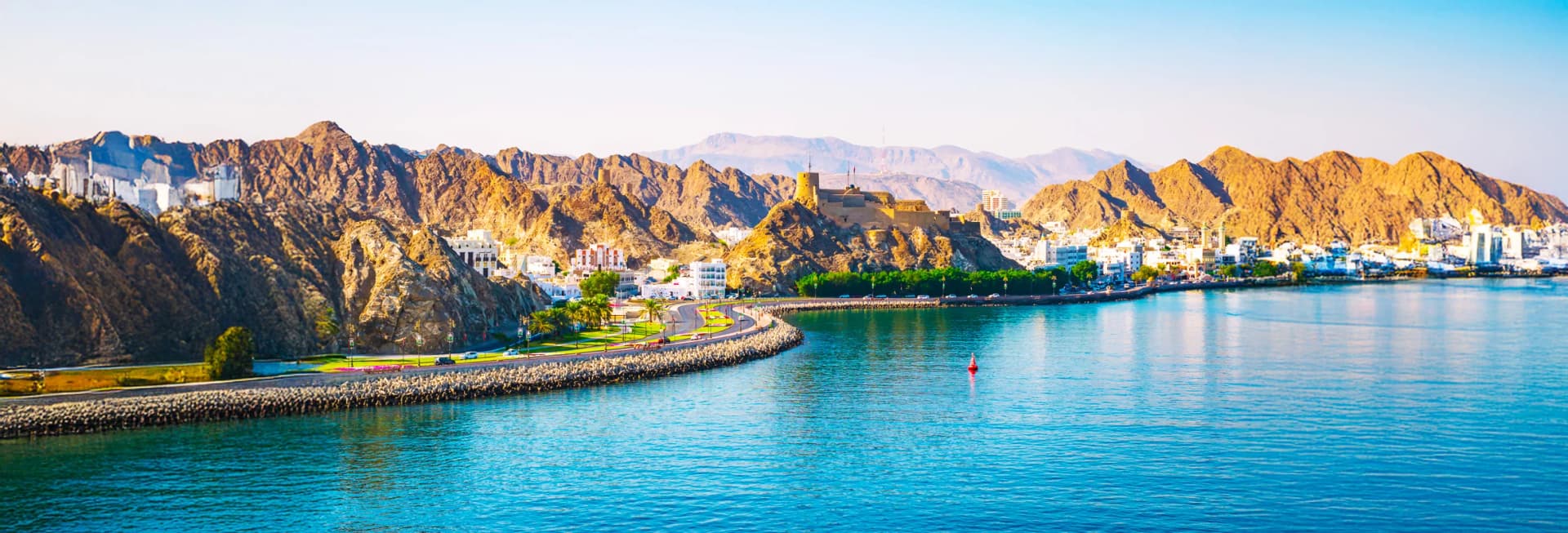 Oman in November 2025 - pristine Wahiba Sands desert dunes at sunset, Nizwa Fort and traditional souks, Wadi Shab turquoise pools for swimming, Muscat Grand Mosque, and mountain villages in Jebel Akhdar during perfect weather best time to visit Middle East