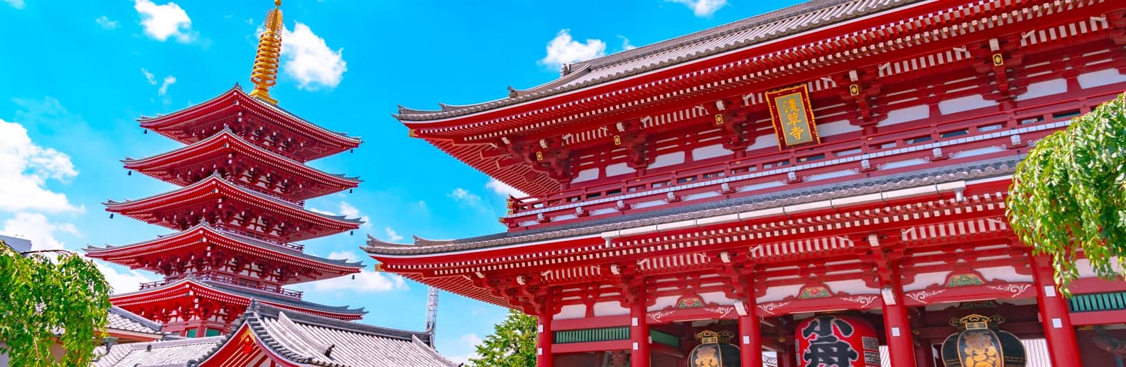 Asakusa Tokyo Japan 2025 - Sensō-ji Temple, Kaminarimon Thunder Gate, Tokyo Skytree views and traditional ryokan hotels