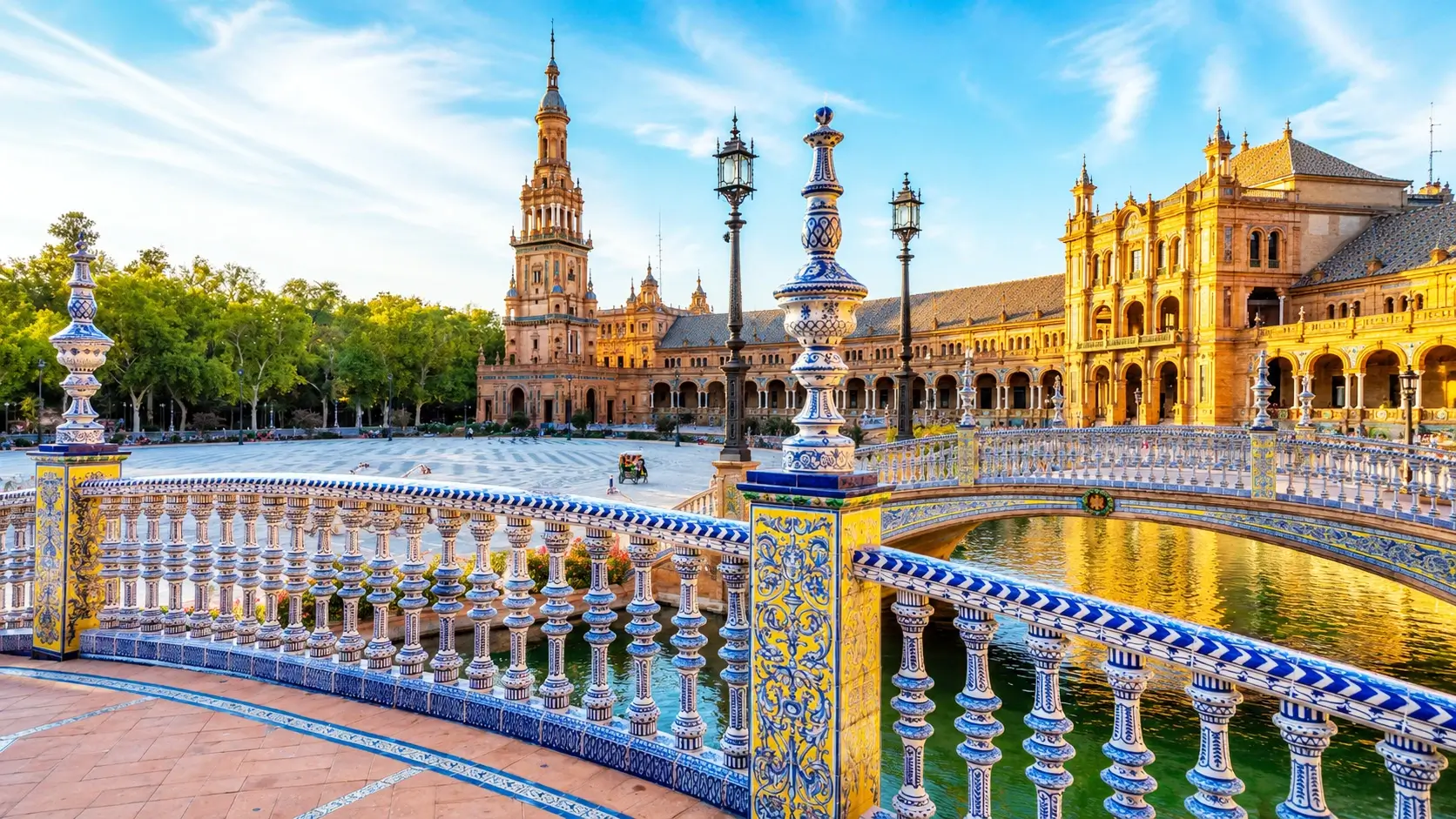 El Centro Seville hotels 2026: Metropol Parasol wooden structure (Las Setas) at Plaza de la Encarnación with rooftop views, Calle Sierpes pedestrian shopping street, and modern hotels from €55/night in Seville's vibrant commercial and nightlife district